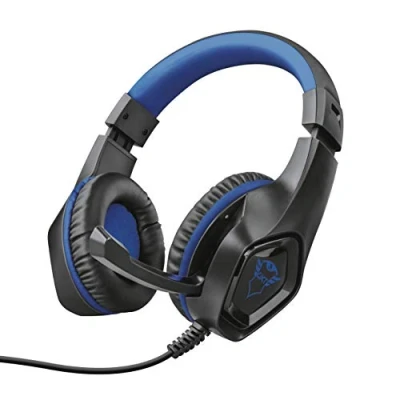 Image de Casque Gaming circum aural Noir et bleu Trust GXT404B Rana pour PS4