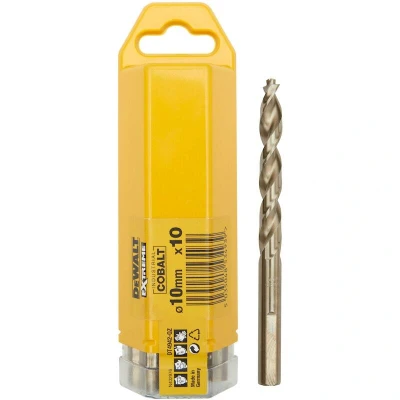 Afbeelding van DEWALT DT4942 QZ HSS INDUSTRIAL COBALT metaalboor 10.0mm (10 st.)