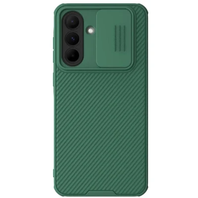 Afbeelding van Nillkin CamShield Hoesje Geschikt voor Samsung Galaxy A56 Back Cover met Camera Slider Extra Bescherming Groen