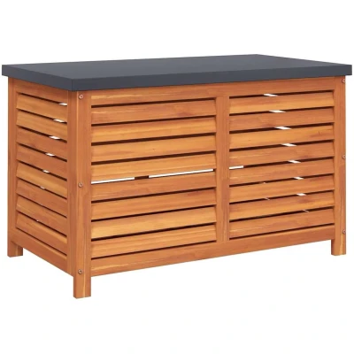 Afbeelding van vidaXL Opbergdoos voor de tuin, 90 x 48 55 cm, massief acaciahout