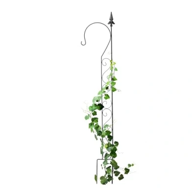 Afbeelding van plantensteun 145 cm klimplanten met haak metaal