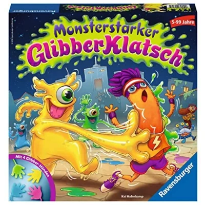 Afbeelding van Ravensburger Kinderspel Monster Starker Glibber Klatsch, Gezelschaps en Familiespel, voor kinderen volwassenen, 2 4 spelers, vanaf 5 jaar