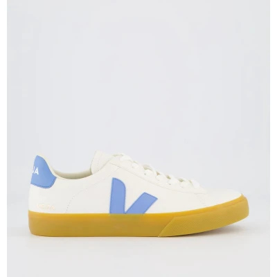 Afbeelding van Veja Campo Sneakers laag, Heren, Maat: 44, Extra white/aqua Leer
