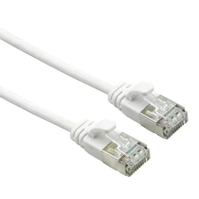 Afbeelding van ROLINE U/FTP DataCenter Kabel Cat.7, LSOH, met RJ45 connectoren (500 MHz / Class EA), extra dun, wit, 2 m