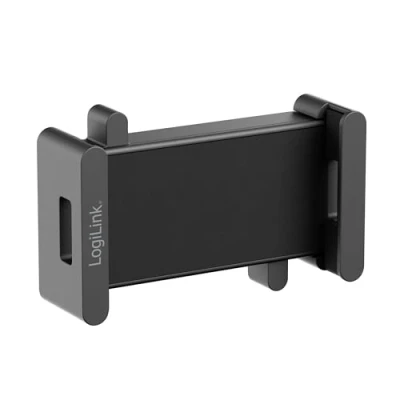Afbeelding van Logilink BP0204 Klemhouder voor apparaten van 4,7 tot 15 inch op monitorarm (VESA 75 x 75), kleur: zwart