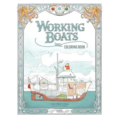 Afbeelding van Working Boats Coloring Book