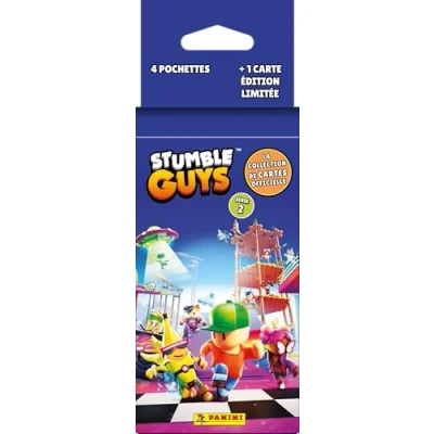 Image de carte à collectionner Panini Stumble Guys TC 2 Blister 4 pochettes et 1 édition limitée