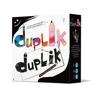 Afbeelding van Asmodee Duplik Big Box: een spel voor tekenaars die niet weten hoe ze moeten tekenen, tafelspel, 3+ spelers, 8+ jaar, editie in het Italiaans