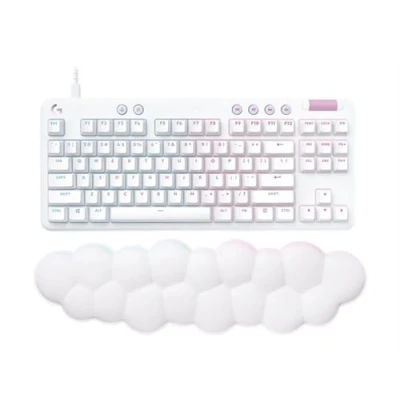 Image de Logitech G713 Clavier sans clé backlit USB QWERTY Nordique (Danois/Finnois/Norvégien/Suédois) commutateur : Linear blanc