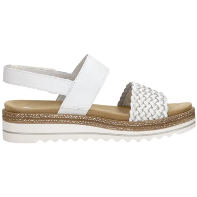 Afbeelding van Remonte Sandalen Plat Wit Maat 45