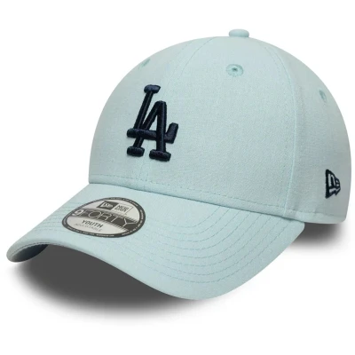 Afbeelding van New Era Child 4 tot 6 Jaar LA Dodgers MLB Linen Pastel Blue 9FORTY Adjustable Cap