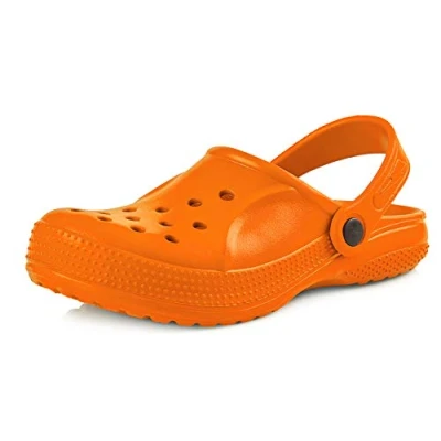 Afbeelding van Ladeheid Clogs Kinderen Tuinschoenen Lichte Kinderschoenen Meisjes Jongens Oranje 27 LA KL 055