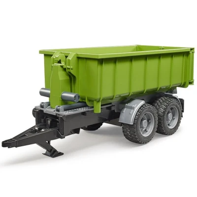 Afbeelding van Roll Off Container trailer voor tractoren van Bruder