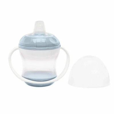 Afbeelding van THERMOBABY Mok met lekbescherming en blauwe bloem