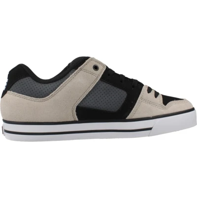 Afbeelding van DC Shoes PURE Skateschoenen, Maat: 44, Xksc black grey brown Veloursleer