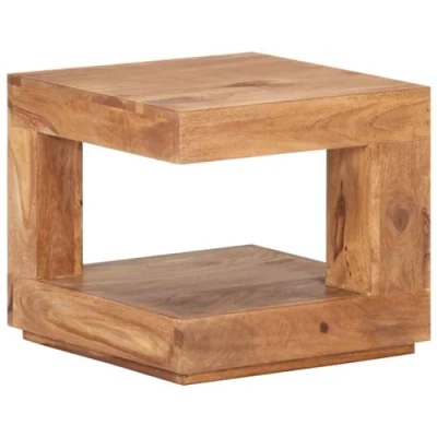 Afbeelding van Salontafel 45x45x40 cm massief acaciahout