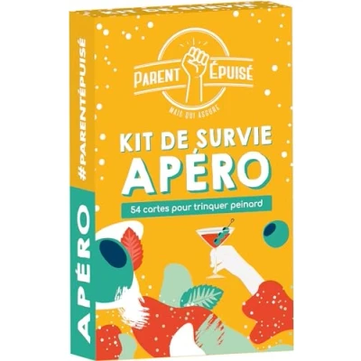 Afbeelding van Asmodee Funomenum Uitverkocht ouder: Survival Kit Apéro Bordspellen Kaartspellen Kinderspelletjes vanaf 4 jaar 2 spelers Franse versie