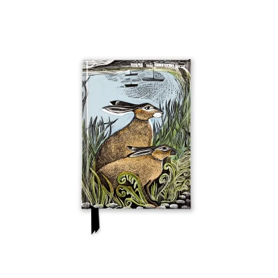 Afbeelding van Flame Tree Pocket Notebooks Angela Harding: Rathlin Hares (Foiled Journal)