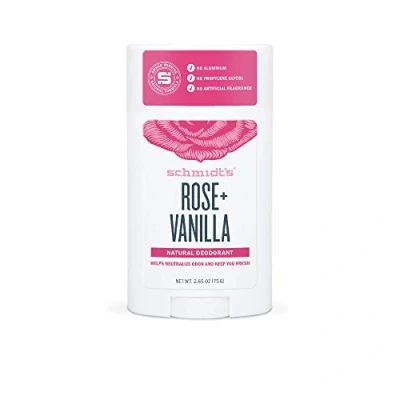 Afbeelding van Schmidt&#039;s Rose + Vanilla Natural Deodorant Stick 75 g