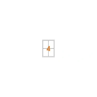 Image de Agipa Etiquettes Adhésif permanent blanc 99.1 x 139 mm 400 étiquette(s) (100 feuille(s) 4) boîte étiquettes