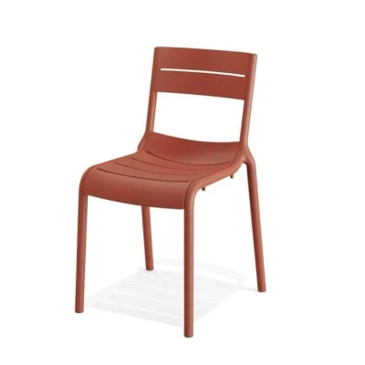 Afbeelding van Stapelbare kantinestoel 114 Rood