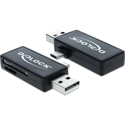 Afbeelding van Kaartlezer DELOCK 91738 OTG micro USB 2.0