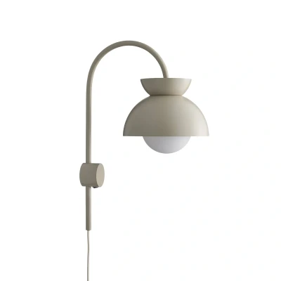 Afbeelding van FRANDSEN Vlinder wandlamp, bruingrijs