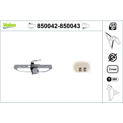 Afbeelding van Valeo Raammechanisme 850042