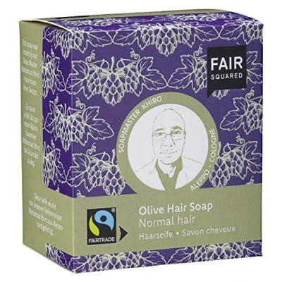 Afbeelding van Fair Squared Shampooblok Normaal haar Olijf 2 stuks à 80 gram.