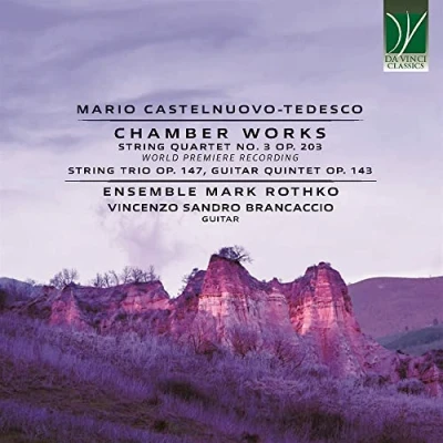 Afbeelding van Sandro Brancaccio &amp; Ensemble Mark Rothko Mario Castelnuovo Tedesco: Chamber Works (CD)