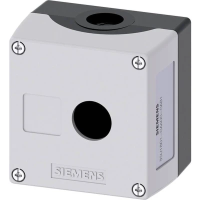 Afbeelding van Siemens 3SU1801 0AA00 0AB1 Lege behuizing 1 inbouwplaats (l x b h) 85 64 mm Zonder markering Grijs stuk(s)