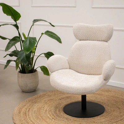 Afbeelding van Kick fauteuil Lev creme
