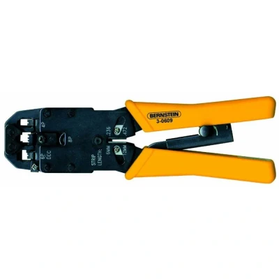 Afbeelding van Bernstein Tools for Electronics Werkzeugfabrik 3 0609 Krimptang Modulaire stekkers (western) RJ10, RJ11, RJ12, RJ45
