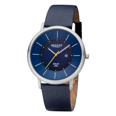 Afbeelding van Regent Heren Uren Analoog Solar One Size Blauww 32020784