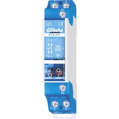 Afbeelding van Eltako S12 110 8V Stroomstootschakelaar DIN rail 1x NC, NO 8 V 10 A 2300 W 1 stuk(s)