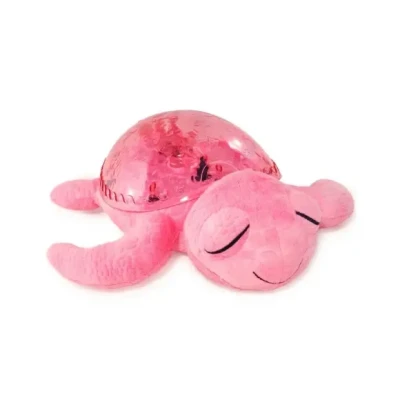 Afbeelding van Cloud.b knuffelschildpad met nachtlamp en geluid roze