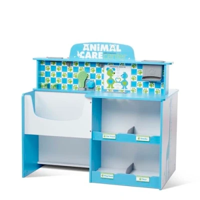 Afbeelding van Melissa &amp; Doug Houten activiteitencentrum voor dierenverzorging Behandelruimte en trimsalon knuffeldieren (niet inbegrepen)
