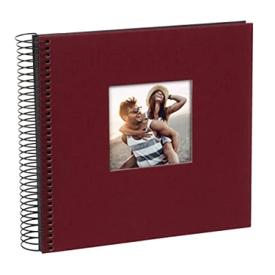 Afbeelding van Goldbuch Spiraal fotoalbum Bella Vista Bordeaux 20x20 cm