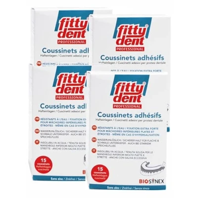 Afbeelding van Fittydent 15 stuks zelfklevende pads van Fitty dent 4 dozen