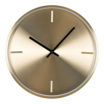 Afbeelding van Istanbul Wall Clock Clock, aluminum, gold, silent movment, round, ø30