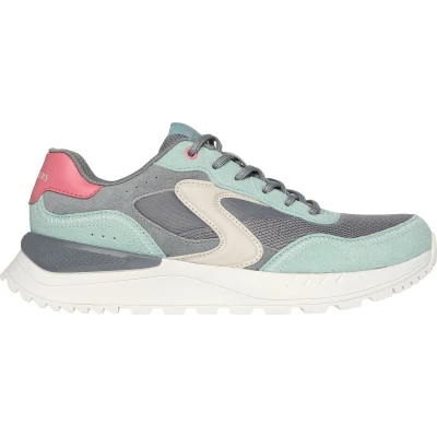 Afbeelding van Skechers FURY Sneakers laag, Dames, Maat: 36, Grijs Leer/ synthetisch