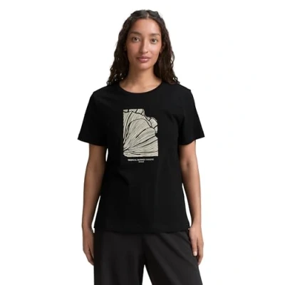 Image de TOM TAILOR T shirt basique pour femme en coton biologique, 29999 Noir., 3XL