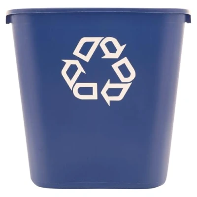 Afbeelding van Rubbermaid Commercial Products FG295673 prullenbak, 26,5 l, blauw