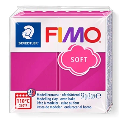 Afbeelding van STAEDTLER 8020 22 Fimo Soft Klei, 57 g, framboos