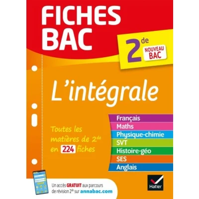 Image de Fiches bac Le Tout en un 2de (toutes les matières) 2024 2025