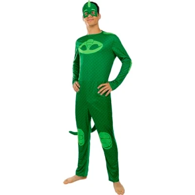 Afbeelding van FUNIDELIA Gekko kostuum PJ Masks voor mannen Maat: XL Groen