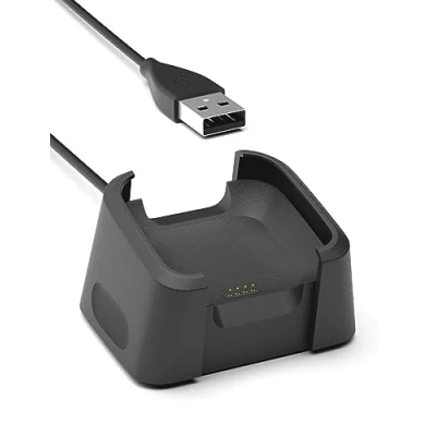 Afbeelding van Sinoacc Oplaadkabel compatibel met Fitbit Versa &amp; Lite, vervangende USB adapterkabel voor smartwatch (niet 2/Versa 3/Sense)