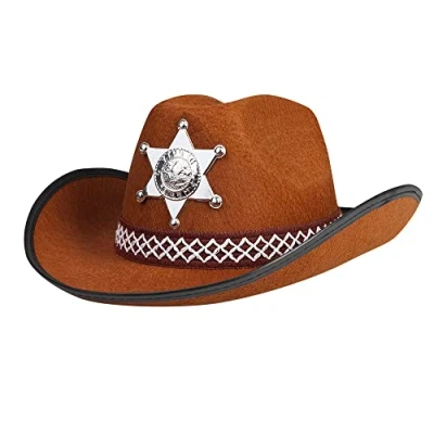 Afbeelding van Boland Hoed Sheriff Junior Bruin
