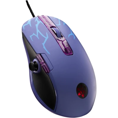 Afbeelding van Lexip Naruto Shippuden Sasuke Revenge Gaming muis Kabelgebonden Optisch Lila, Blauw 12000 dpi Verlicht, Gewichtsreductie