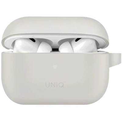 Afbeelding van Uniq Hoesje Siliconen Geschikt voor AirPods Pro 2 Vencer Case grijs